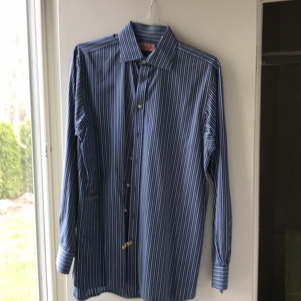 Thomas pink dress shirt